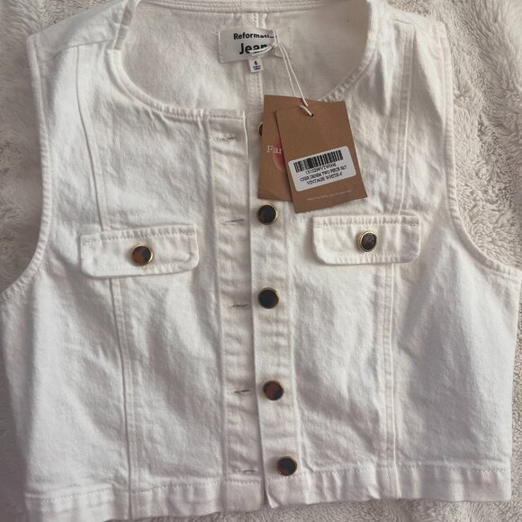 NWT! Cher Denim Two Piece Set Size 6 - Picture 5 of 8